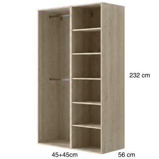 Dressing Casa 90 cm Chêne hickory