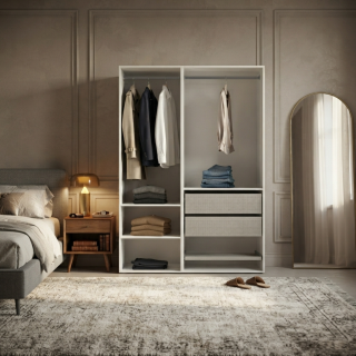 Dressing Casa 105 cm blanc