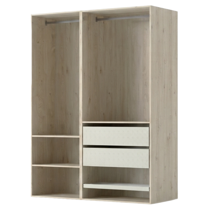 Dressing Casa 105 cm Chêne Hickory