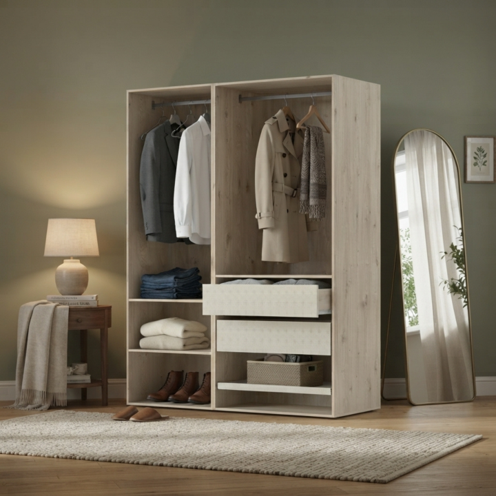Dressing Casa 105 cm Chêne Hickory
