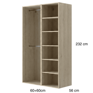 Dressing Casa 120 cm Chêne hickory