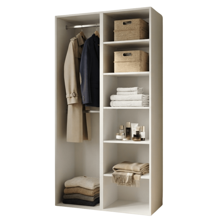 Dressing Casa 120 cm blanc