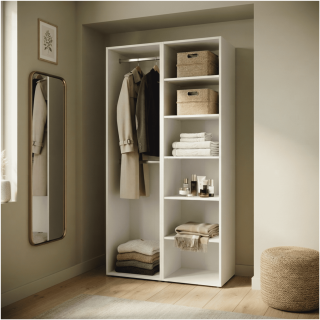 Dressing Casa 120 cm blanc