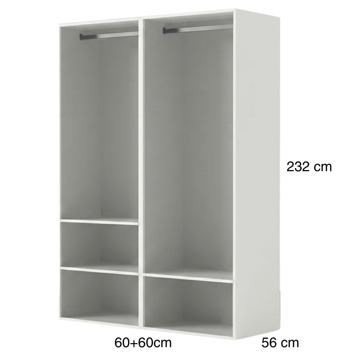 Dressing Casa 120 cm blanc