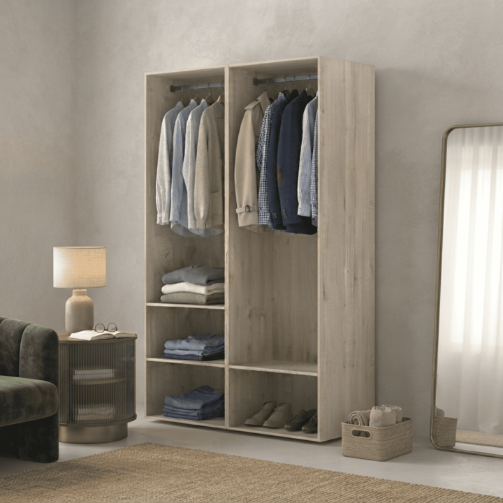 Dressing Casa 120 cm Chêne Hickory