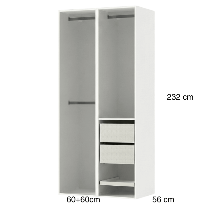 Dressing Casa 120 cm Blanc