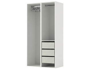 Dressing Casa 120 cm blanc