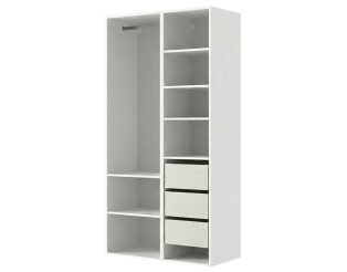 Dressing Casa 120 cm blanc
