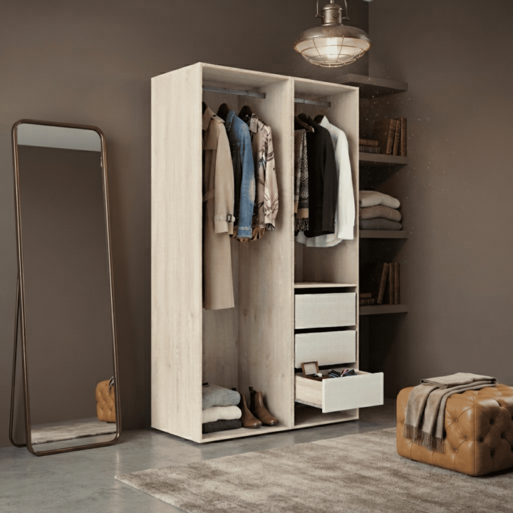 Dressing Casa 90 cm Chêne hickory