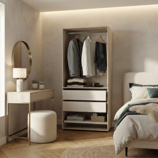 Dressing Casa 90 cm chêne hickory