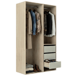 Dressing Casa 120 cm chêne hickory