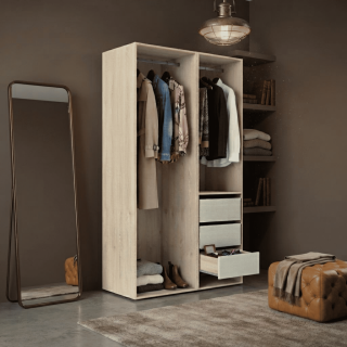Dressing Casa 120 cm chêne hickory