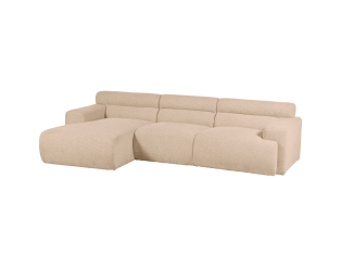 Canapé avec chaise longue à gauche Emy