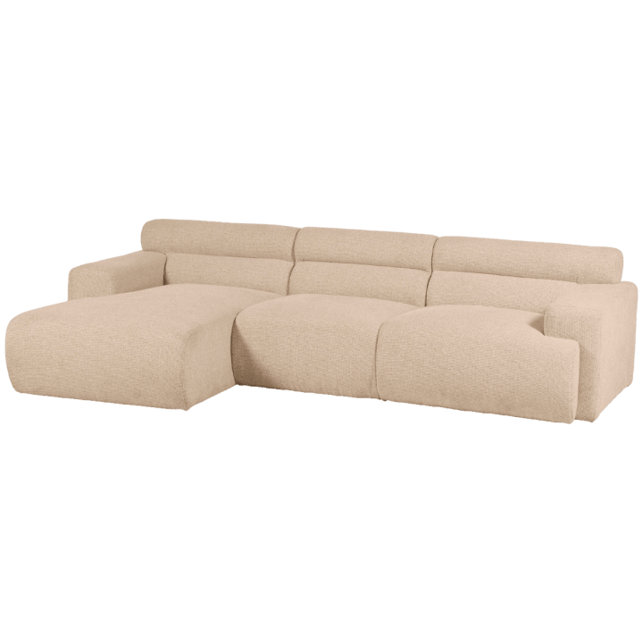Canapé avec chaise longue à gauche Emy