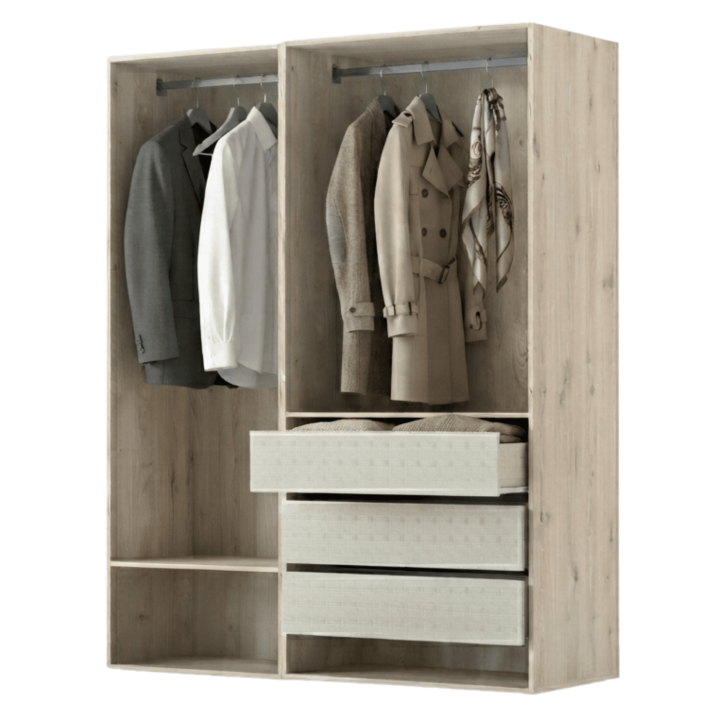 Dressing Casa 135 cm chêne hickory