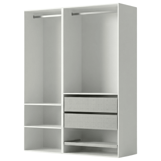 Dressing Casa 135 cm blanc