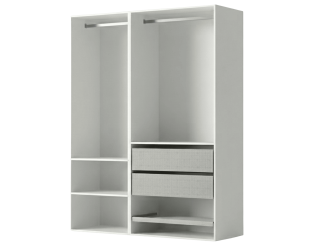 Dressing Casa 135 cm blanc