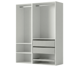 Dressing Casa 135 cm blanc