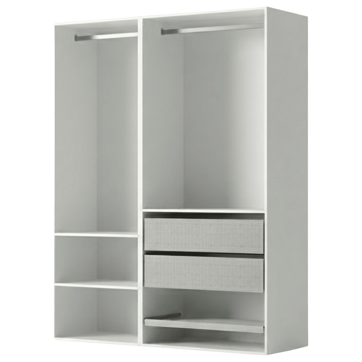 Dressing Casa 135 cm blanc