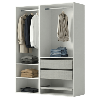 Dressing Casa 135 cm blanc