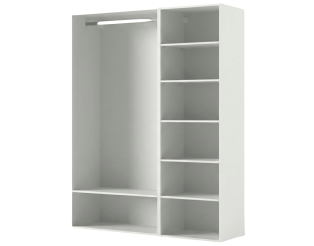 Dressing Casa 135 cm blanc