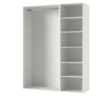 Dressing Casa 135 cm blanc