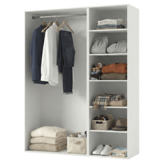 Dressing Casa 135 cm blanc