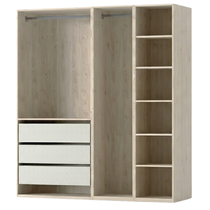 Dressing Casa 180 cm chêne hickory