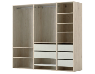 Dressing Casa 195 cm chêne hickory