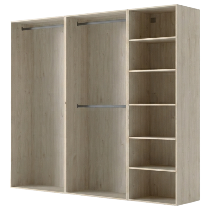 Dressing Casa 195 cm chêne hickory