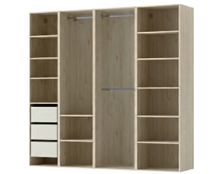 Dressing casa 210 cm chêne hickory