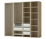 Dressing Casa 210 cm chêne hickory