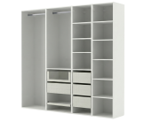 Dressing Casa 210 cm blanc