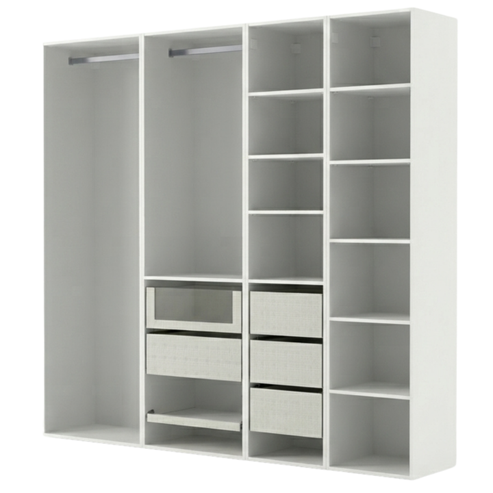 Dressing Casa 210 cm blanc