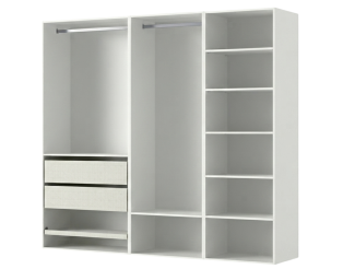 Dressing Casa 210 cm Blanc
