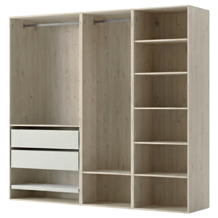 Dressing Casa 210 cm chêne hickory