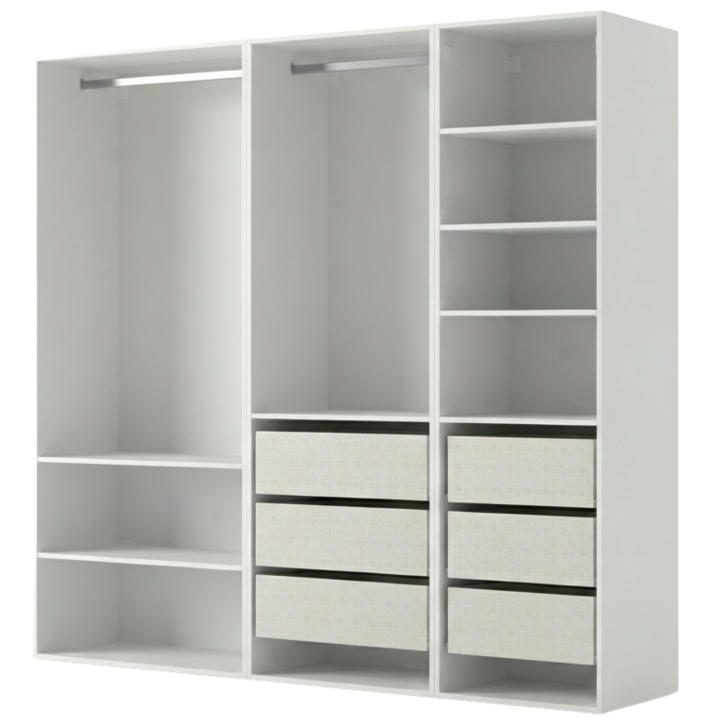 Dressing Casa 210 cm blanc