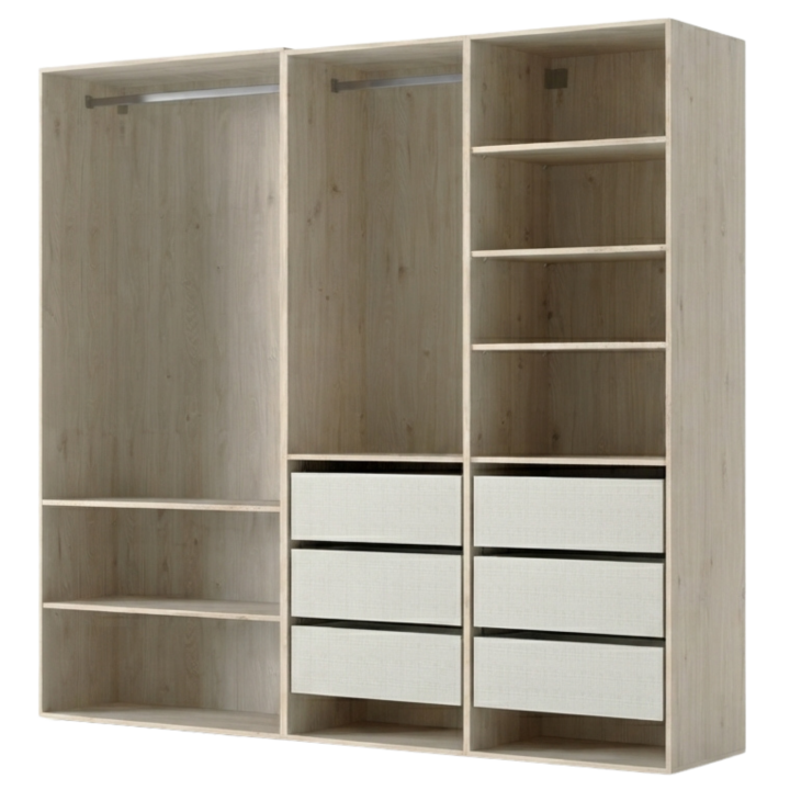 Dressing Casa 210 cm chêne hickory