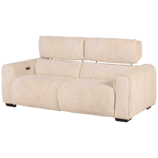 Canapé 2,5 cm Lucie beige 2 relax éléctriques