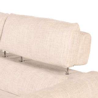 Canapé 2,5 cm Lucie beige 2 relax éléctriques