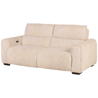 Canapé 2,5 cm Lucie beige 2 relax éléctriques