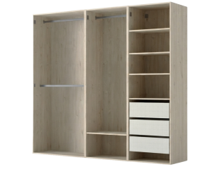 Dressing Casa 210 cm Chêne hickory