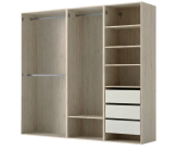 Dressing Casa 210 cm Chêne hickory