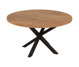 Table à rallonge ronde 138 cm Isla 140 cm