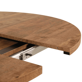 Table à rallonge ronde 138 cm Isla 140 cm