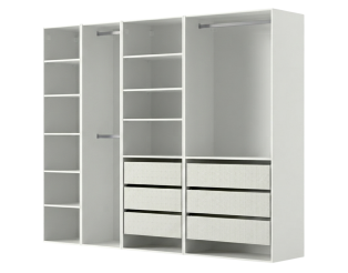 Dressing Casa 240 cm Blanc