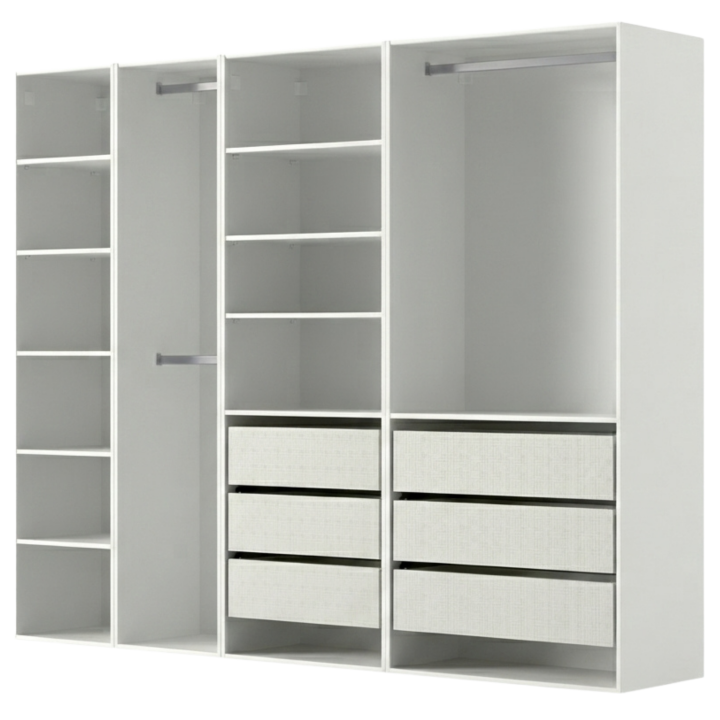 Dressing Casa 240 cm Blanc