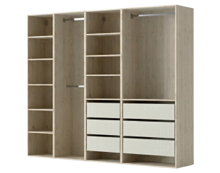 Dressing Casa 240 cm Chêne hickory