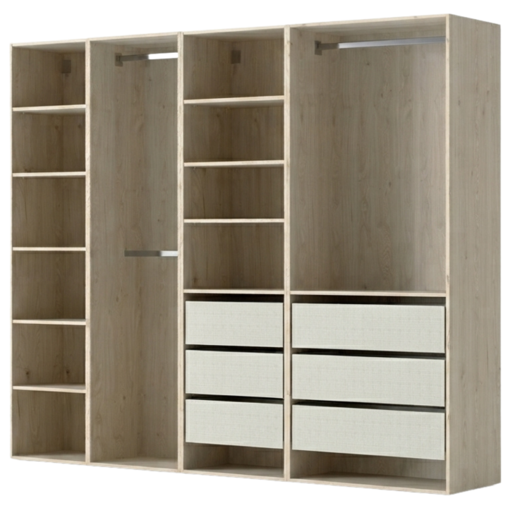 Dressing Casa 240 cm Chêne hickory