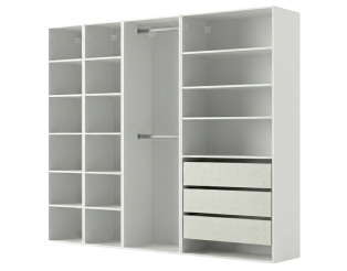 Dressing Casa 240 cm blanc